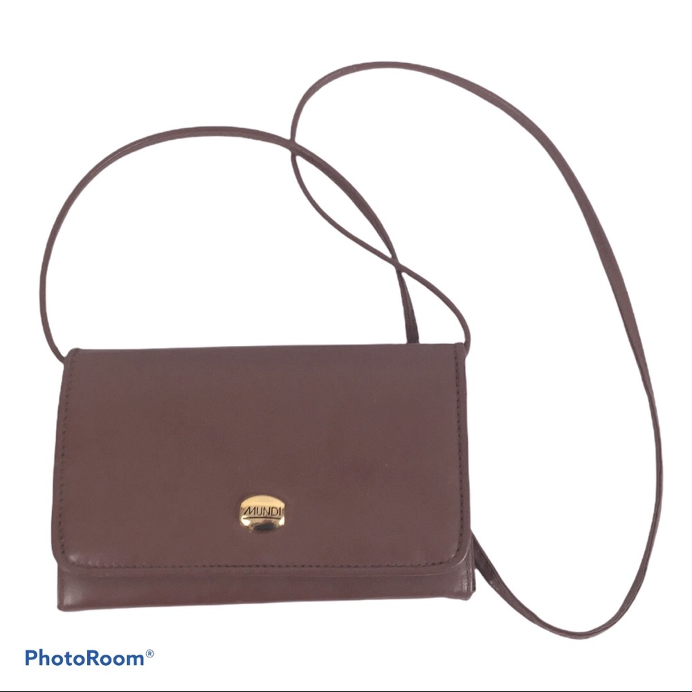 Vintage Mundi Crossbody Bag With Checkbook Cover